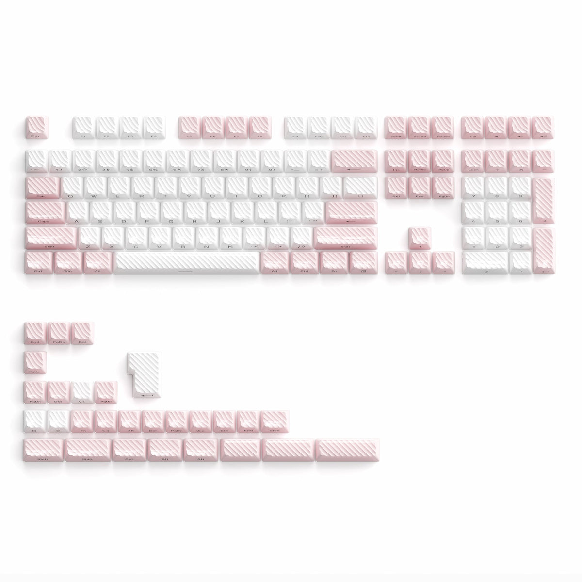 XVX Magic Wave OEM Profile Side-Printed 136-Key PC Keycap Set