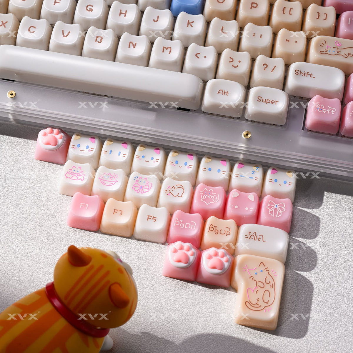 XVX House Cat Themed MAO Profile 149-Key Keycap Set