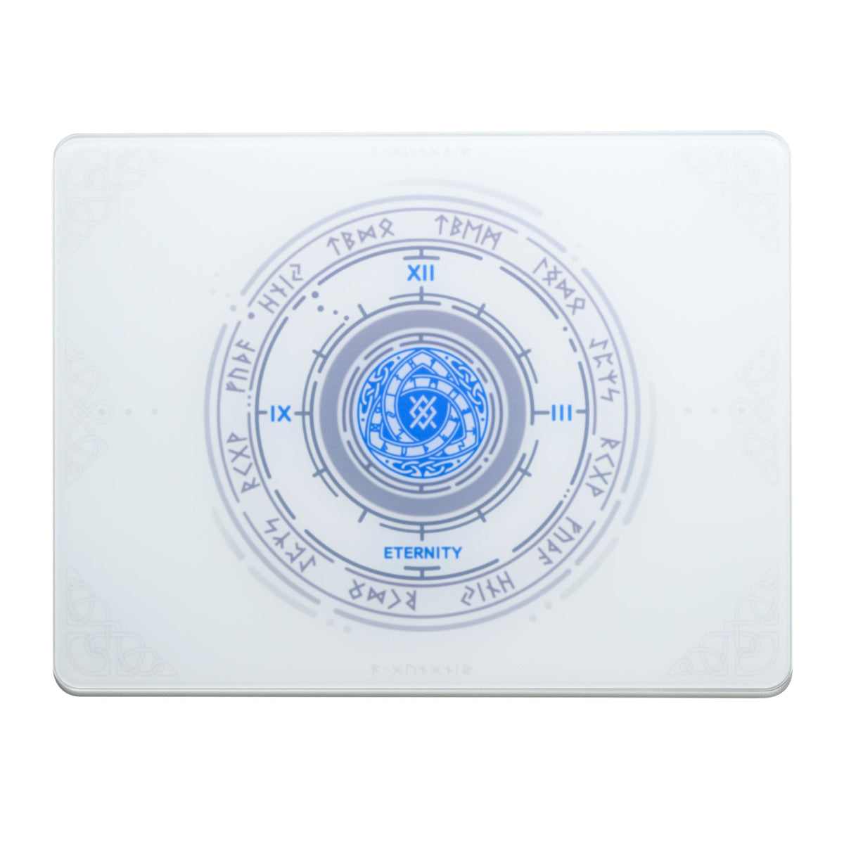 XVX Space Pad Series Glass Mousepad with Anti-Slip Rubber Base