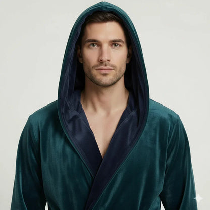 Men’s Robe with Hood – Ultra-Soft Plush Comfort for Everyday Use