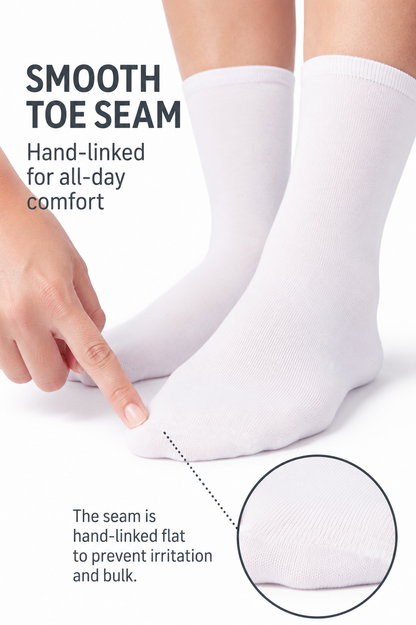 Crew SmoothToe™ Socks – 5 Pack (more color options inside)