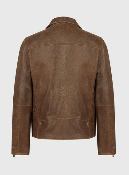 Handmade Belted Biker Jacket