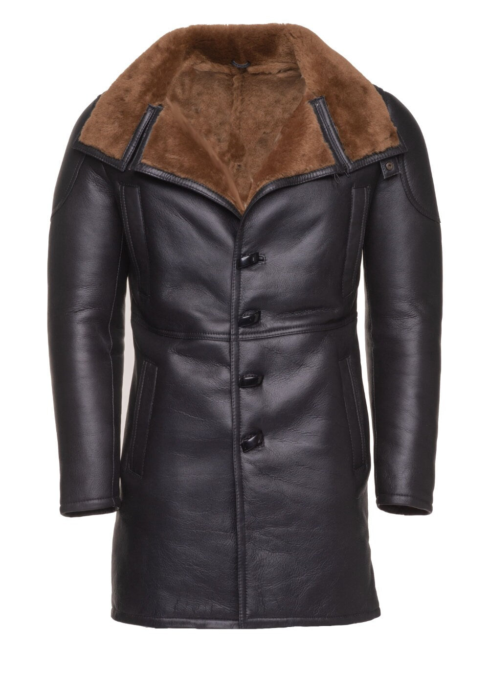 Handmade  Shearling Coat Inspired By Ryan Gosling's Blade Runner 2049 Trench Coat