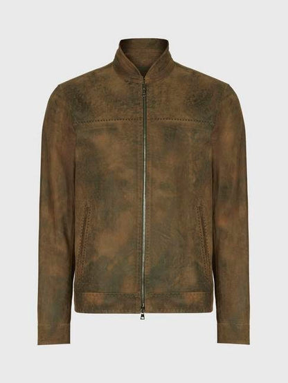 Handmade  Slim Fit Jacket With Artisan Stitch