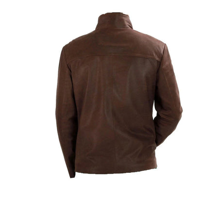 Handmade Brown Suede Leather Jacket