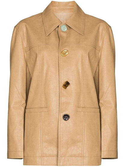 Handmade Cameron Faux-Leather Jacket