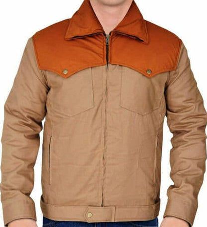 Handmade Kevin Costner John Dutton Brown Cotton Jacket