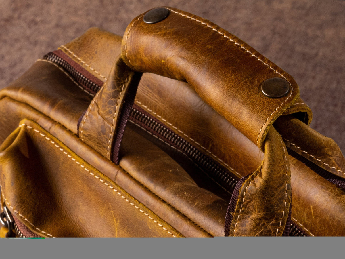 Heritage Nomad Leather Backpack by Ox and Bulls