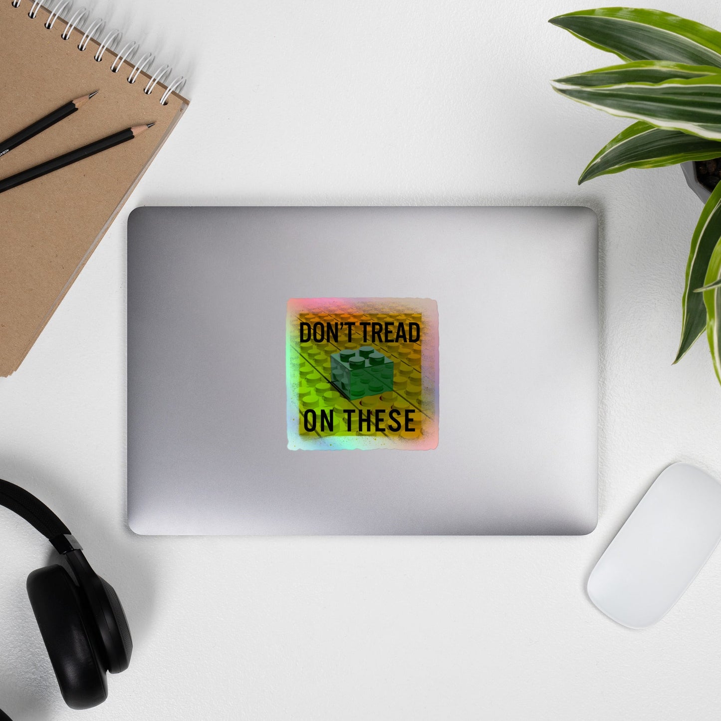 Don't Tread on these Holographic stickers