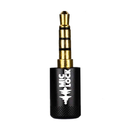 Mic-Lock 3.5mm Single-Ended Microphone Blocker Black
