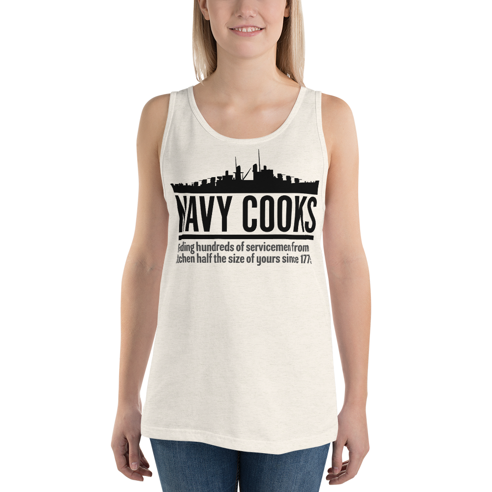 Navy Cooks Unisex Tank Top