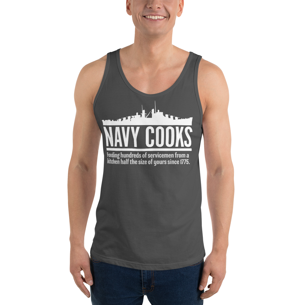 Navy Cooks Unisex Tank Top