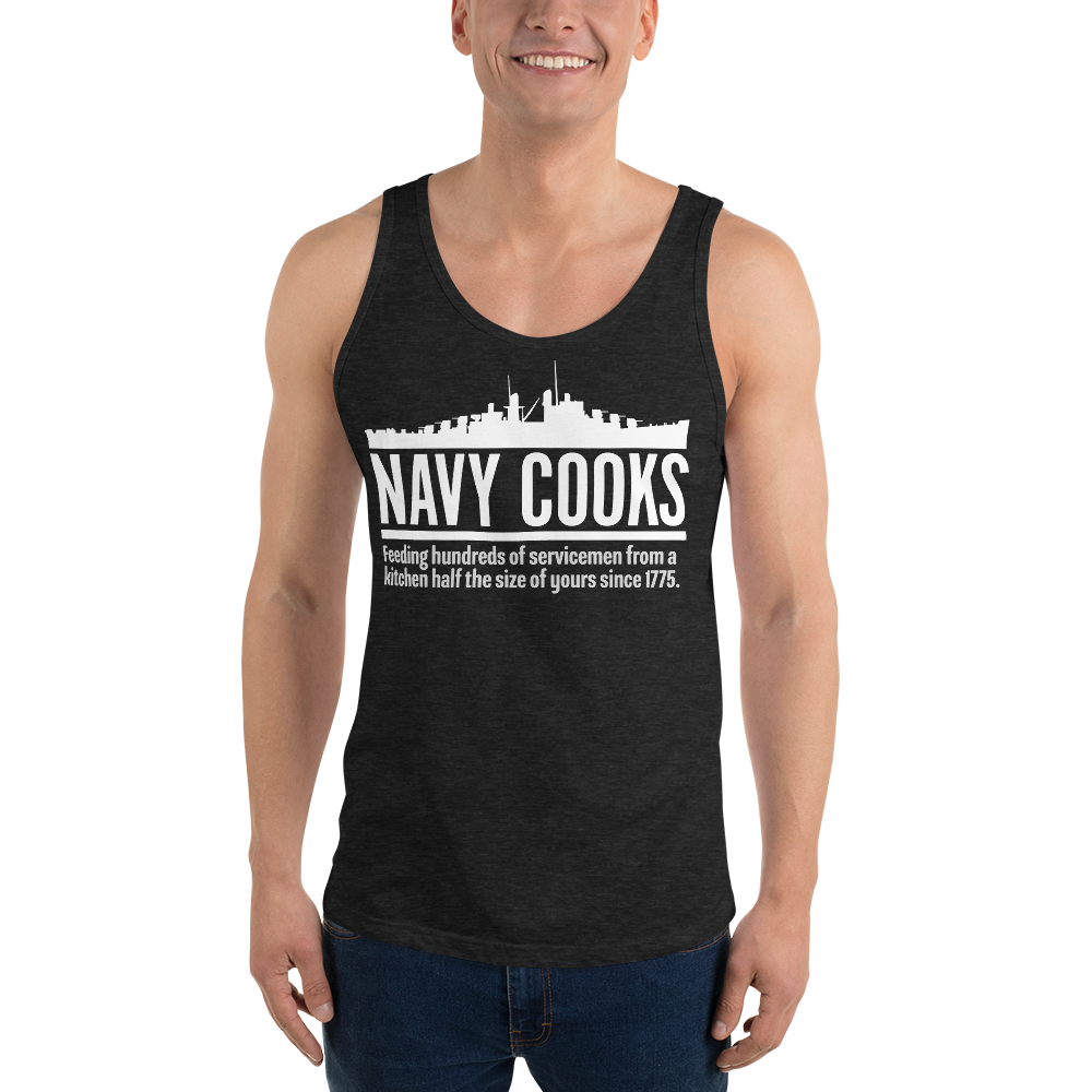 Navy Cooks Unisex Tank Top