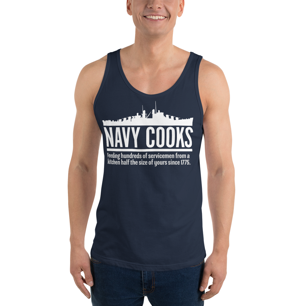 Navy Cooks Unisex Tank Top