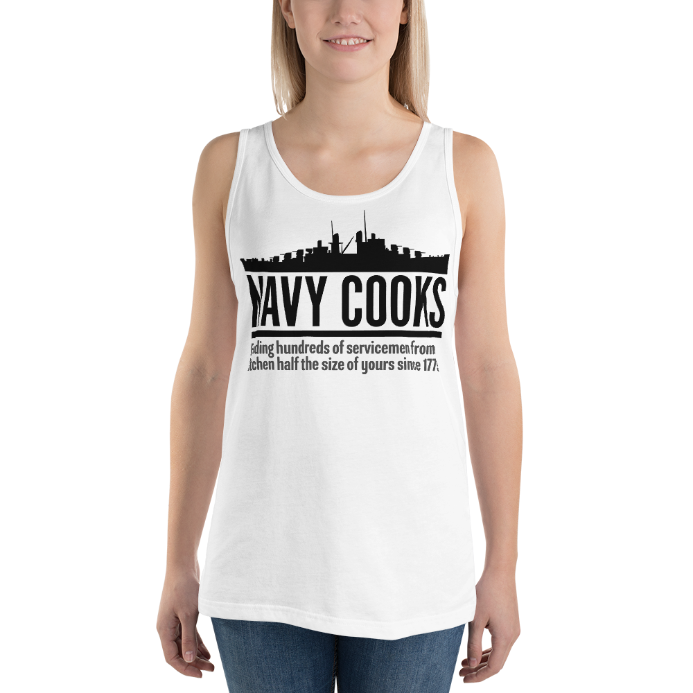 Navy Cooks Unisex Tank Top