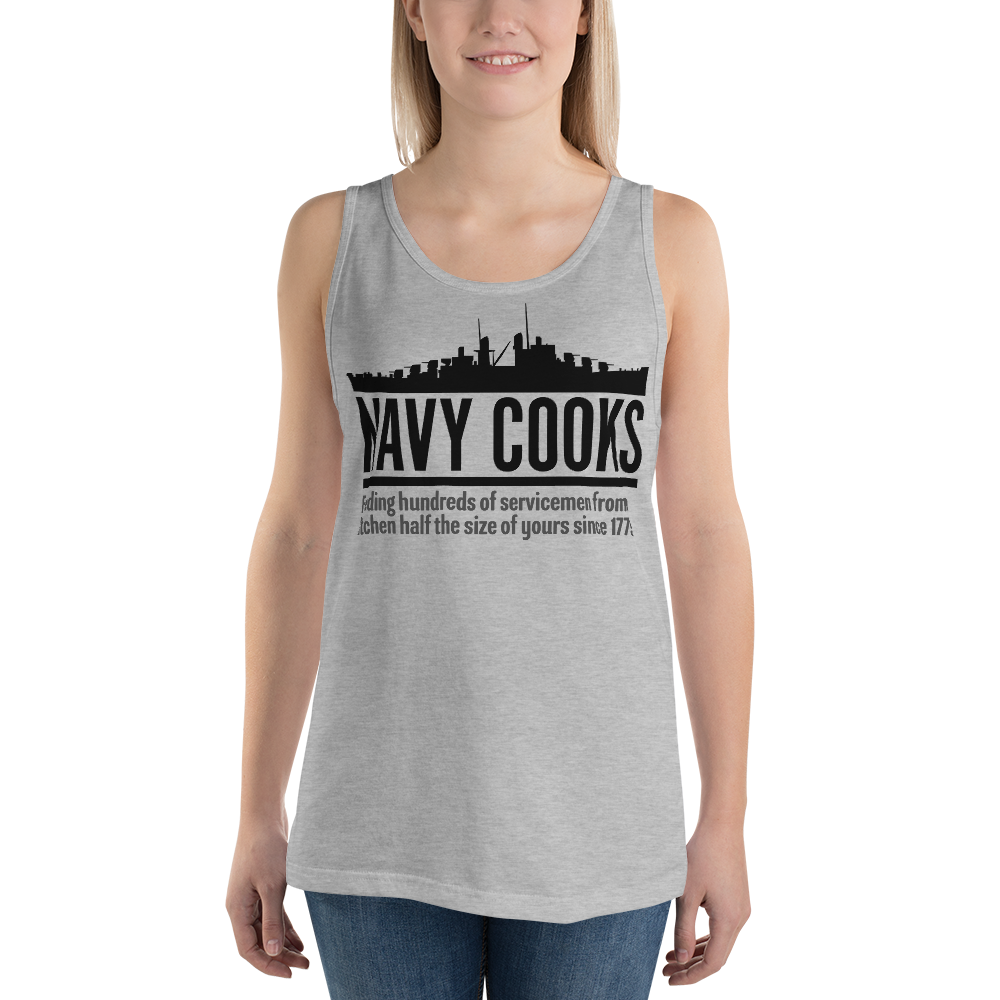 Navy Cooks Unisex Tank Top