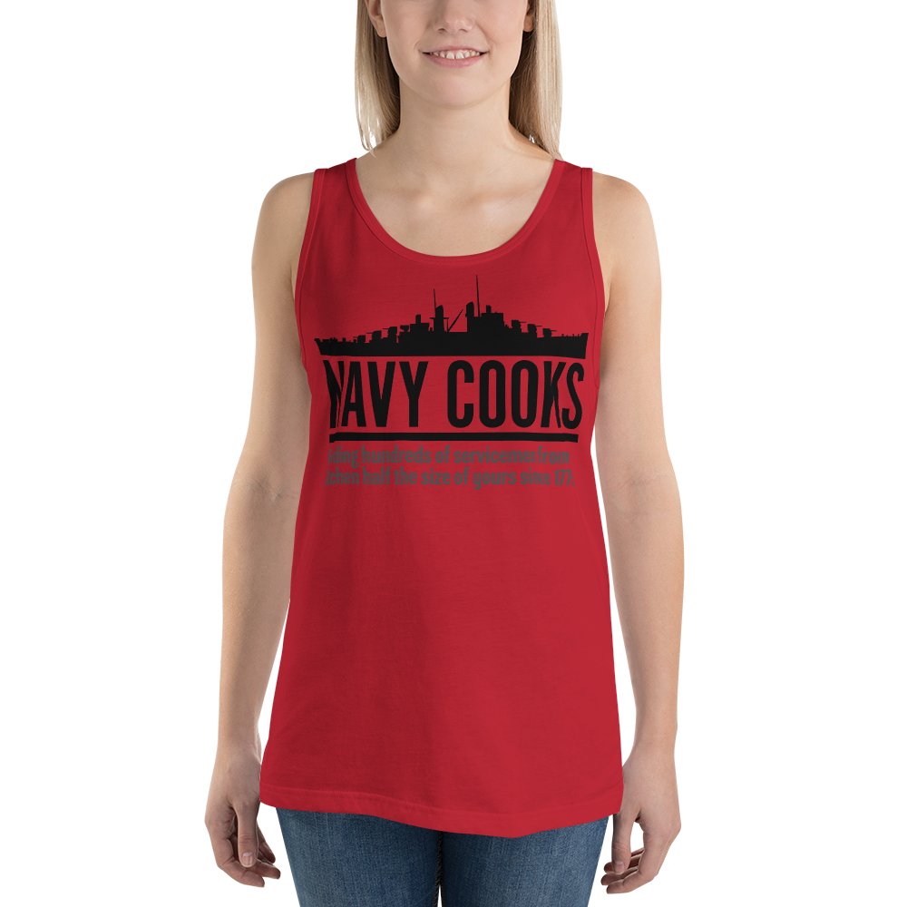 Navy Cooks Unisex Tank Top