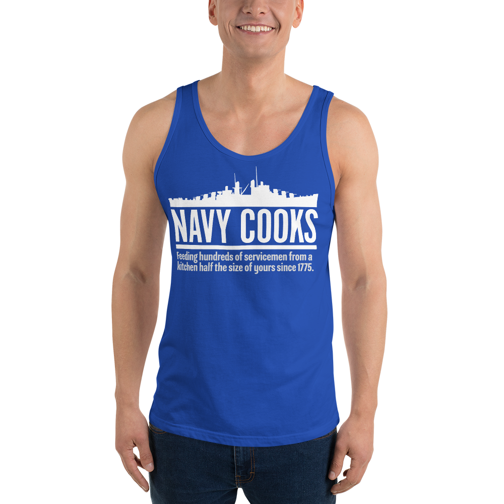 Navy Cooks Unisex Tank Top