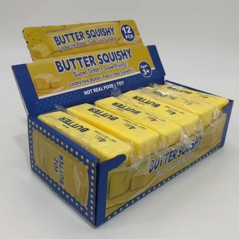 Giant Stick of Butter Squishy (SMELLS LIKE BUTTER)