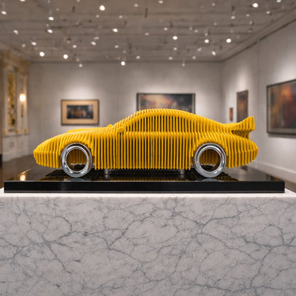 911 Metal Car Sculpture - MT1496