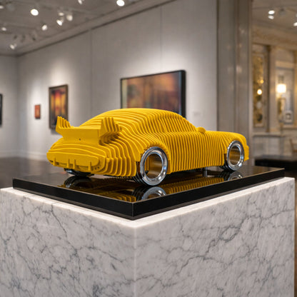 911 Metal Car Sculpture - MT1496